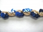 Preview: Paillettenband blau-gold